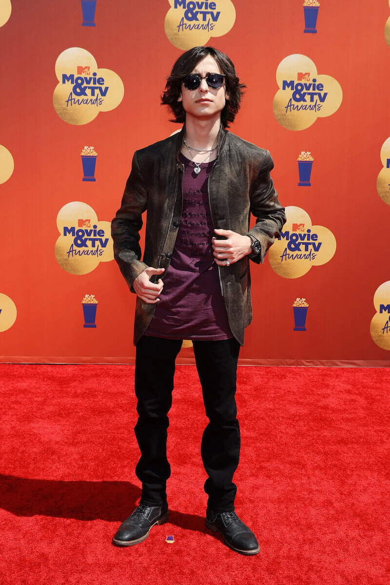 Aidan Gallagher at MTV Movie & TV awards - RICH POLK/GETTY IMAGES