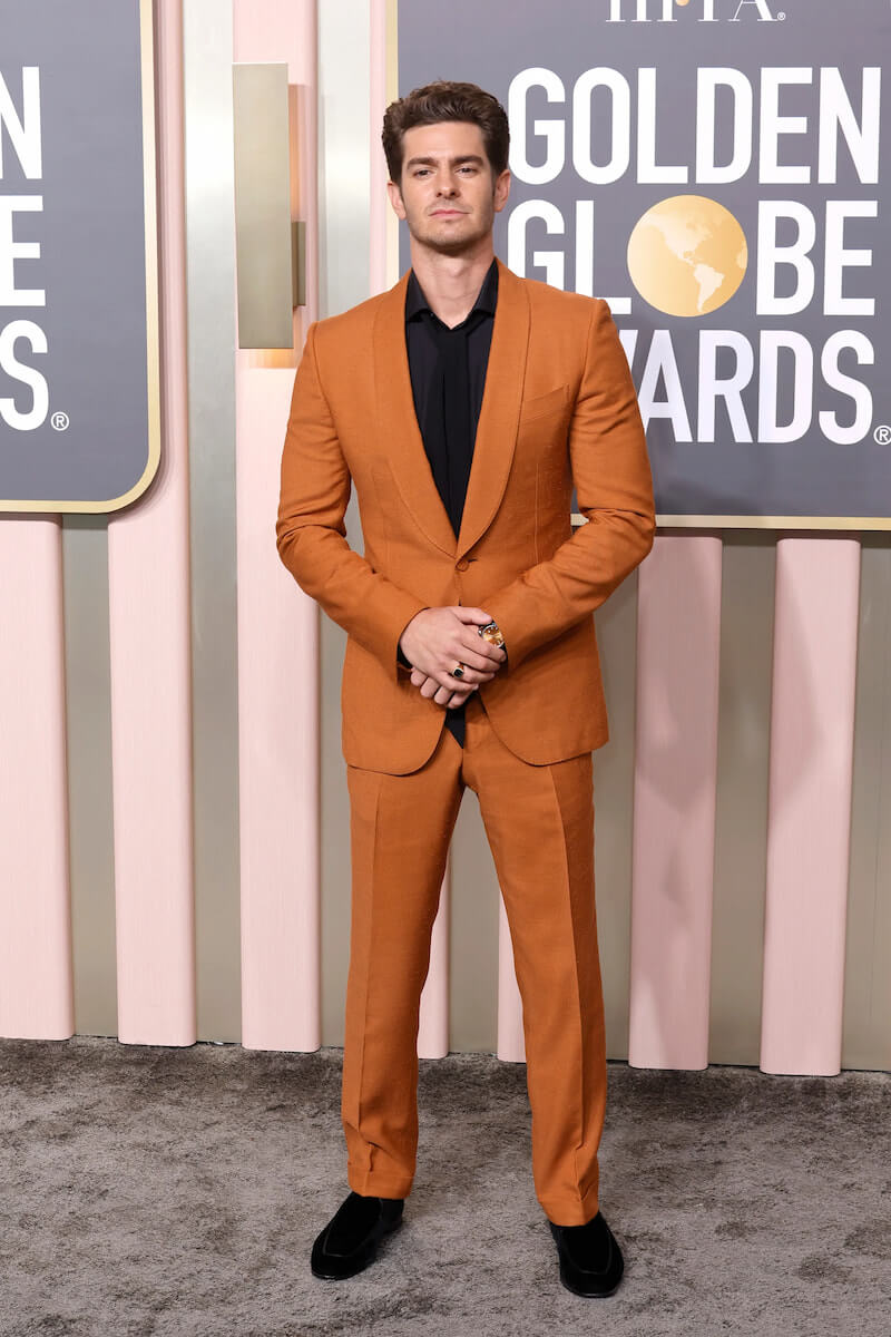 Andrew Garfield at Golden Globes - FRAZER HARRISONS
